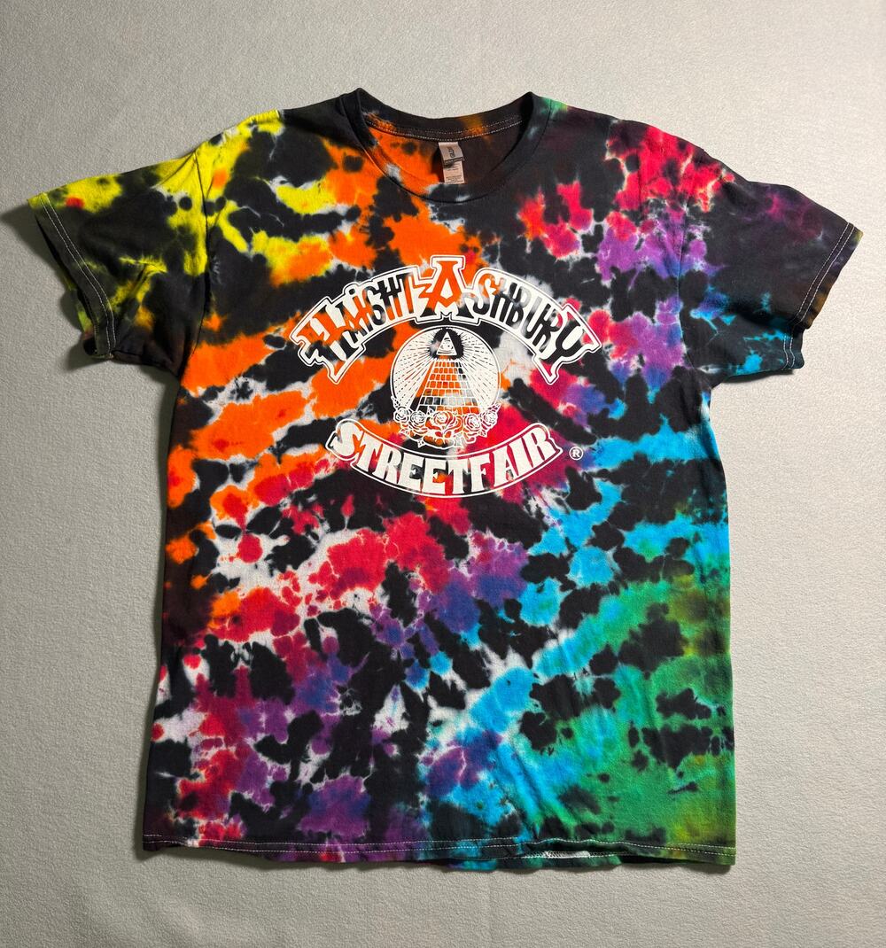 Haight Ashbury Street Fair San Francisco CA Tie Dye T-shirt Size L